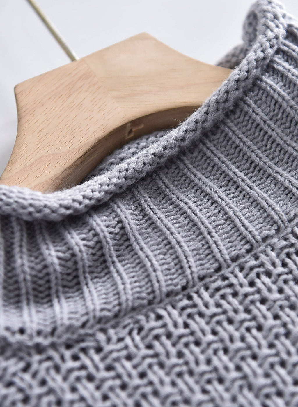 Women's Fashion Cable Knit Turtleneck Sweater Casual Thick Tops Long Sleeve Pullover