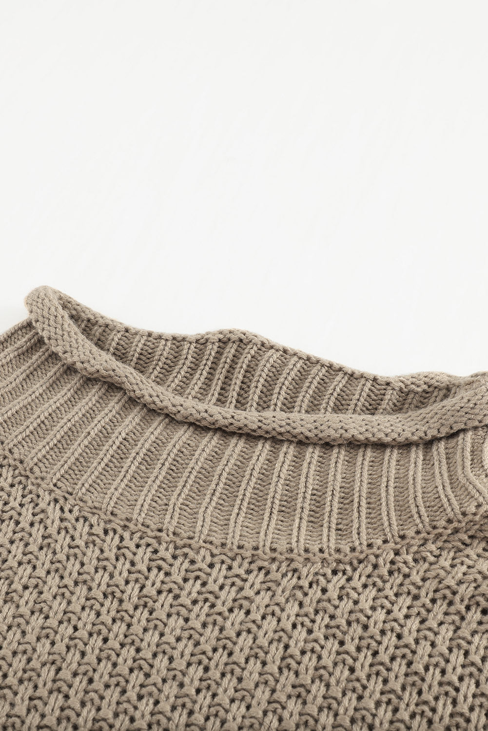 Women's Fashion Cable Knit Turtleneck Sweater Casual Thick Tops Long Sleeve Pullover