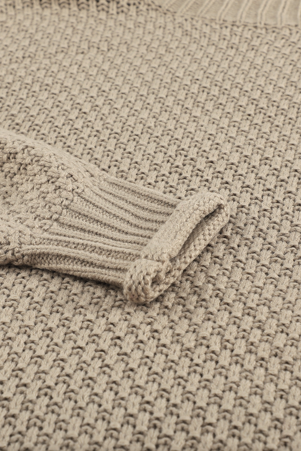 Women's Fashion Cable Knit Turtleneck Sweater Casual Thick Tops Long Sleeve Pullover