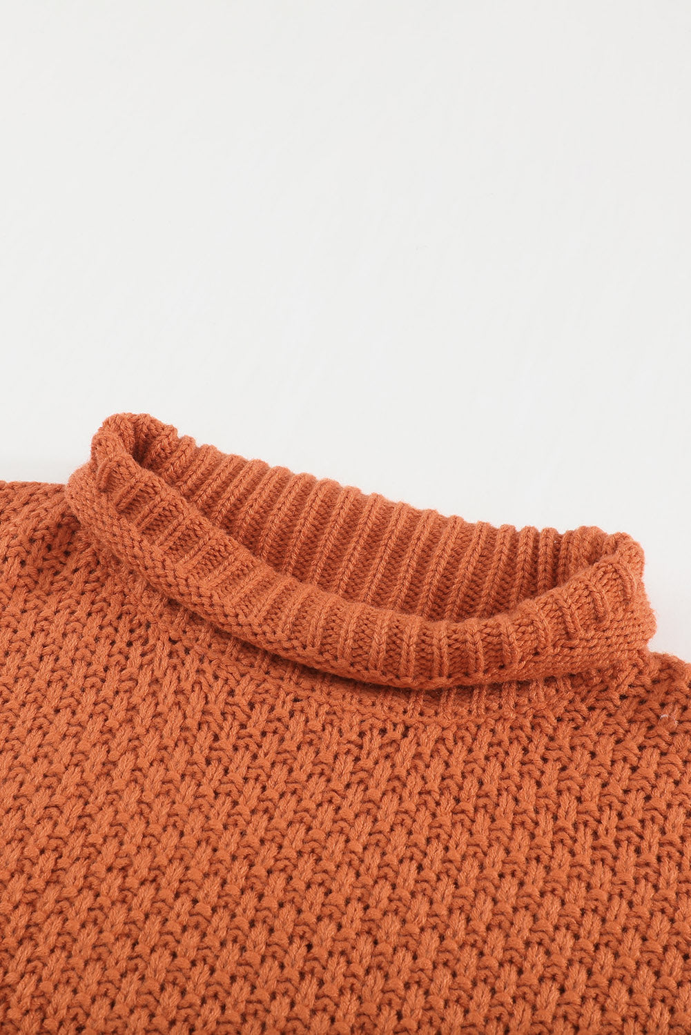 Women's Fashion Cable Knit Turtleneck Sweater Casual Thick Tops Long Sleeve Pullover