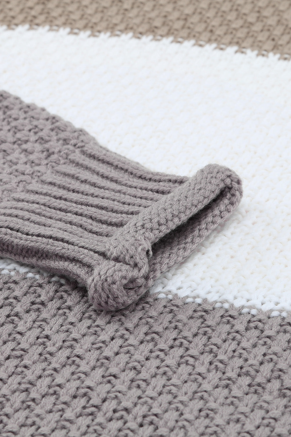 Women's Fashion Cable Knit Turtleneck Sweater Casual Thick Tops Long Sleeve Pullover