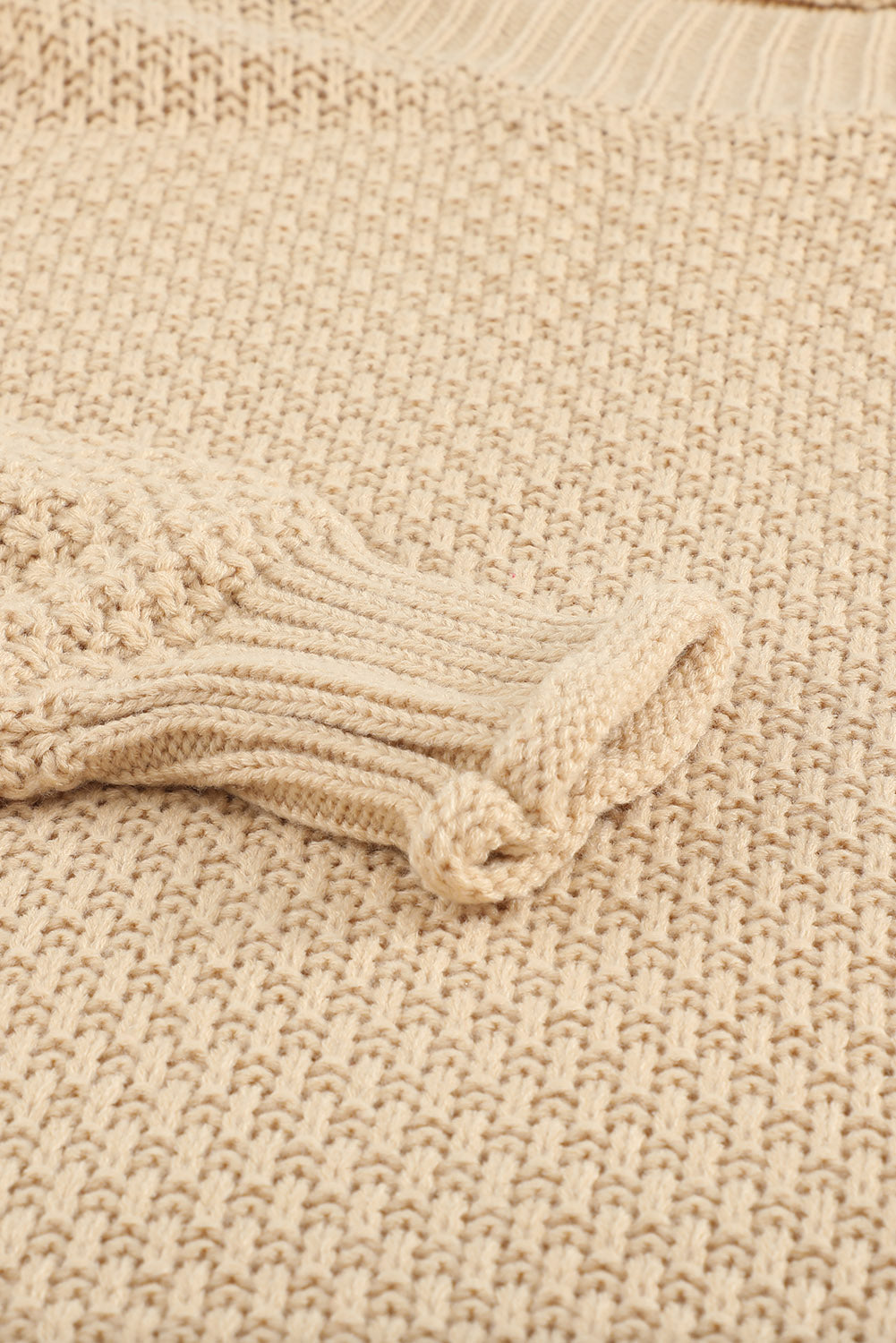 Women's Fashion Cable Knit Turtleneck Sweater Casual Thick Tops Long Sleeve Pullover