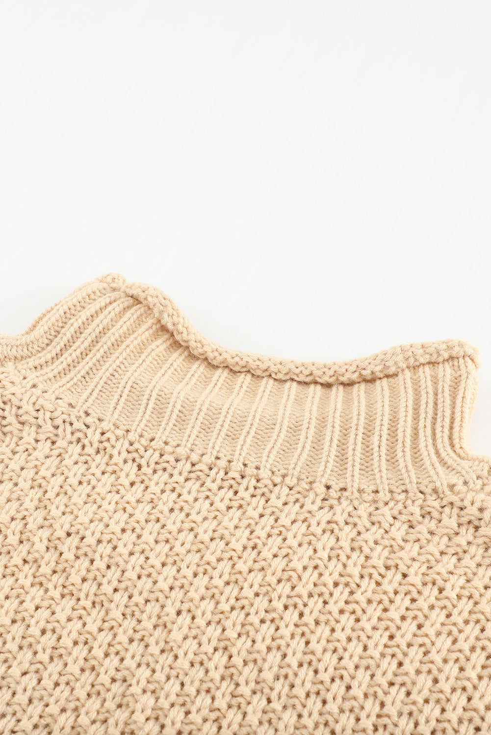 Women's Fashion Cable Knit Turtleneck Sweater Casual Thick Tops Long Sleeve Pullover