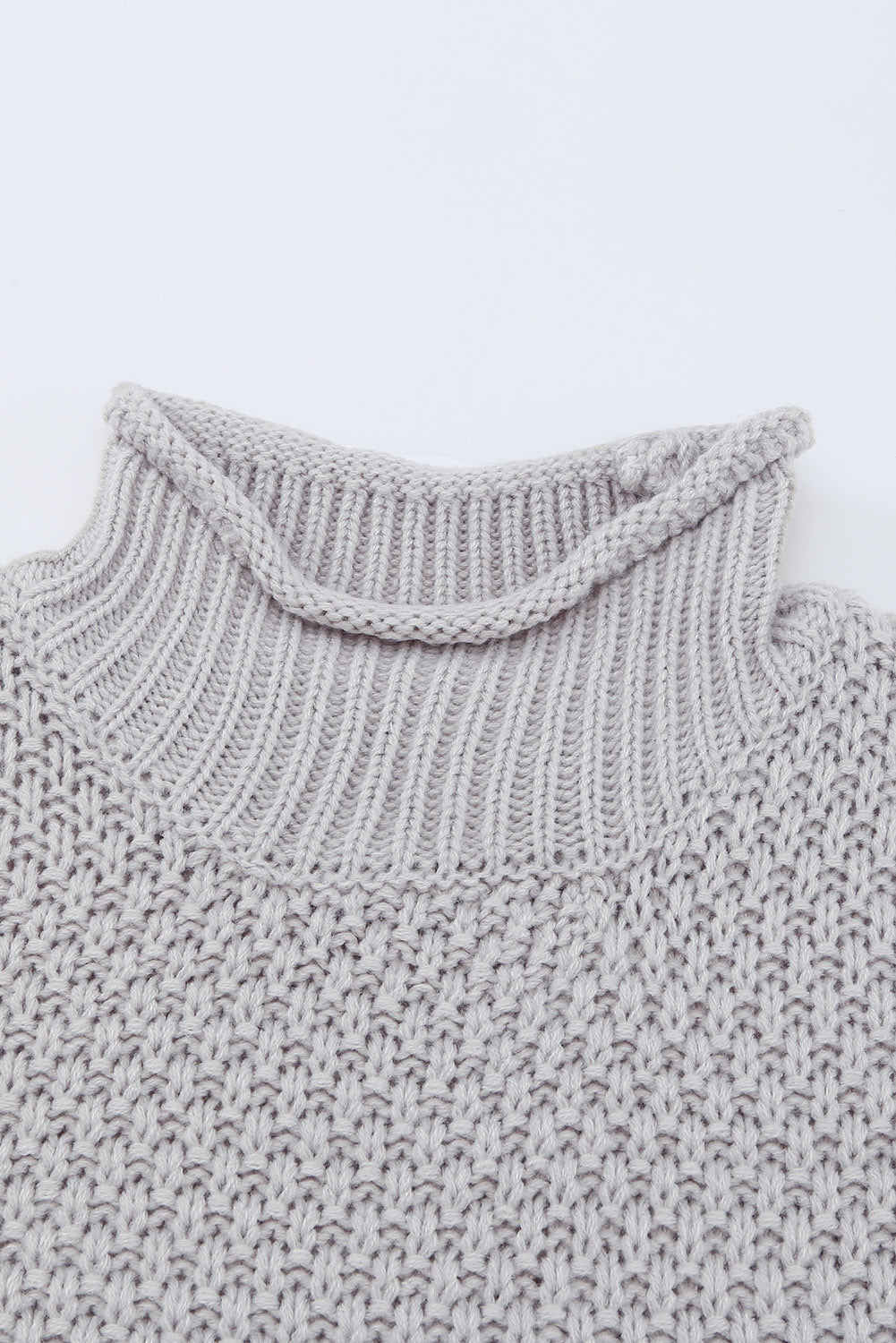 Women's Fashion Cable Knit Turtleneck Sweater Casual Thick Tops Long Sleeve Pullover