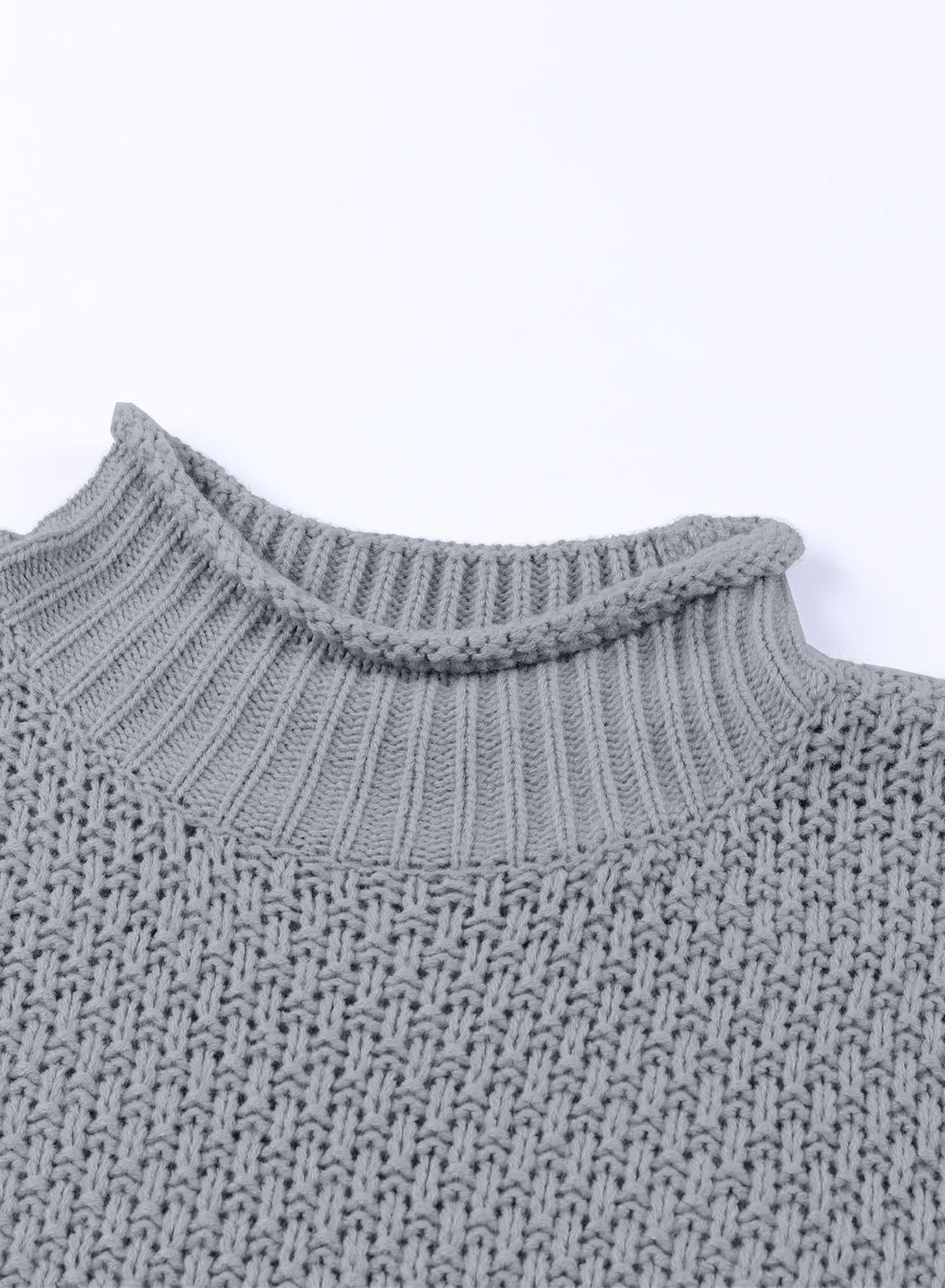 Women's Fashion Cable Knit Turtleneck Sweater Casual Thick Tops Long Sleeve Pullover