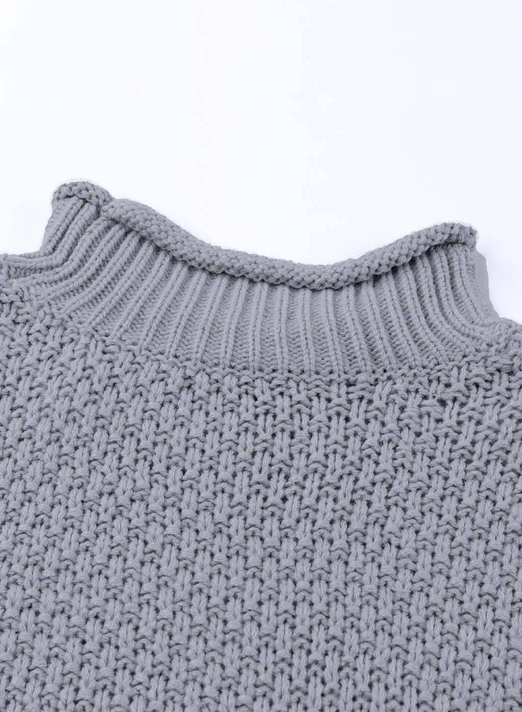 Women's Fashion Cable Knit Turtleneck Sweater Casual Thick Tops Long Sleeve Pullover