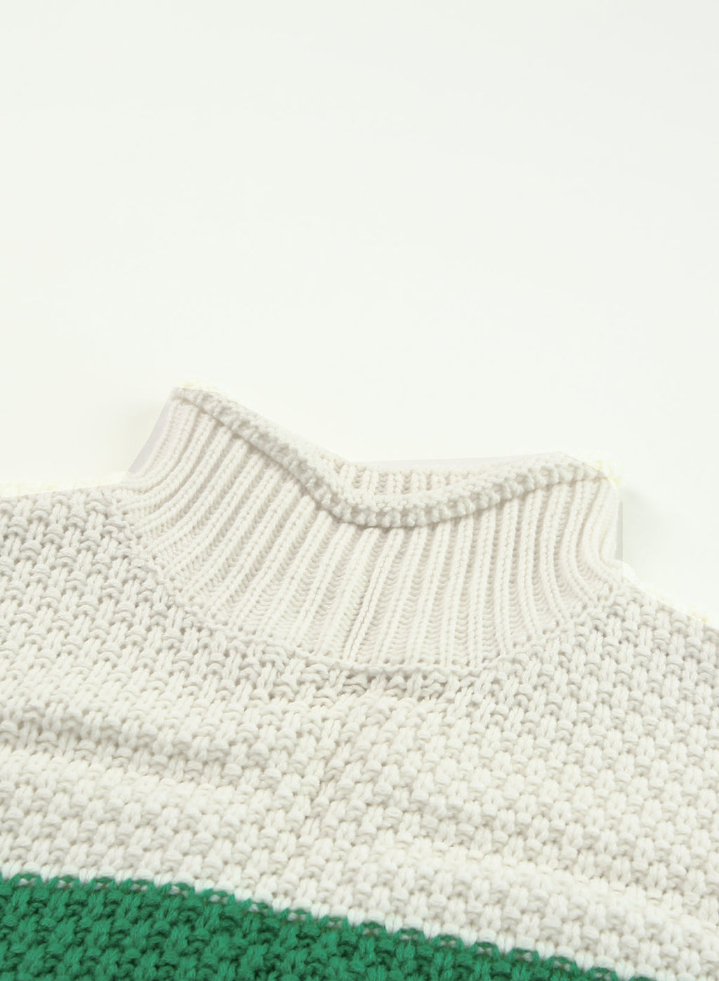 Women's Fashion Cable Knit Turtleneck Sweater Casual Thick Tops Long Sleeve Pullover