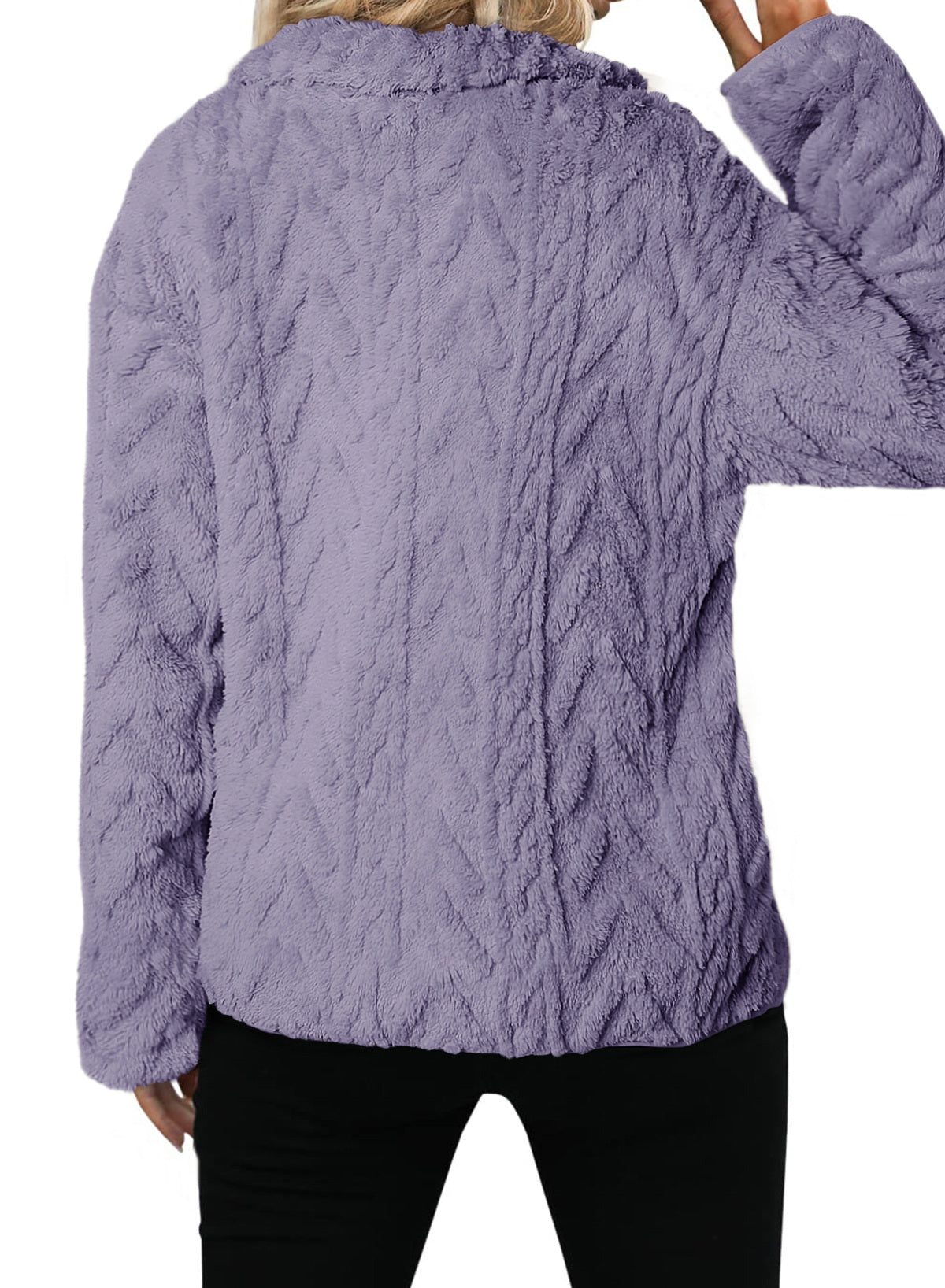 Dokotoo Winter Fleece Jacket for Women 2026 Zipper Casual Coat with Pockets
