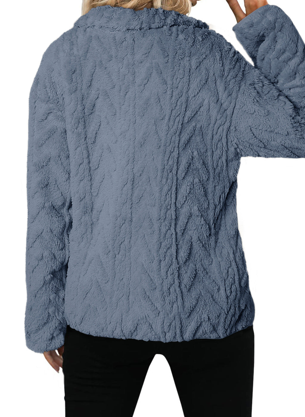 Dokotoo Winter Fleece Jacket for Women 2026 Zipper Casual Coat with Pockets