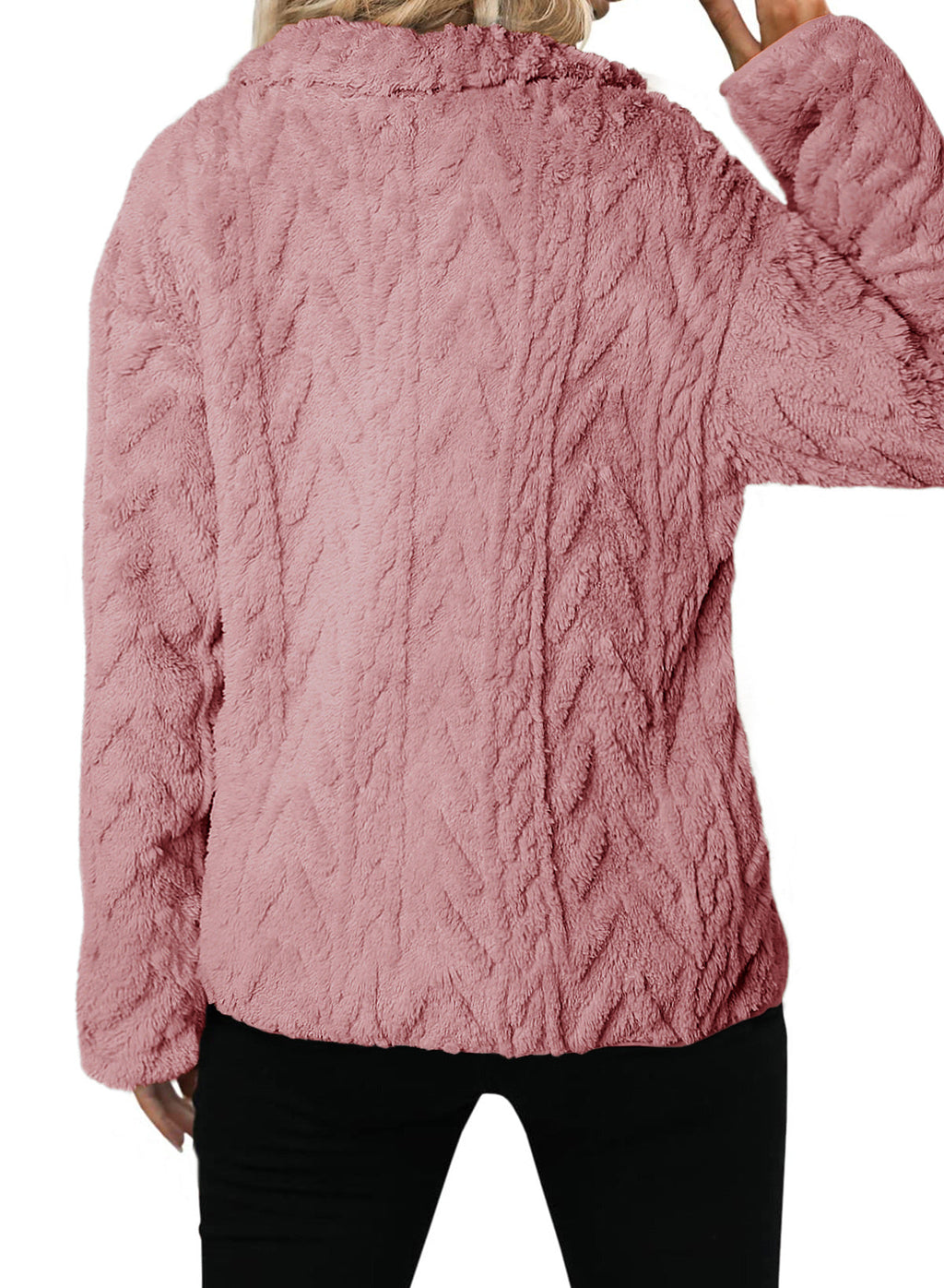 Dokotoo Winter Fleece Jacket for Women 2026 Zipper Casual Coat with Pockets