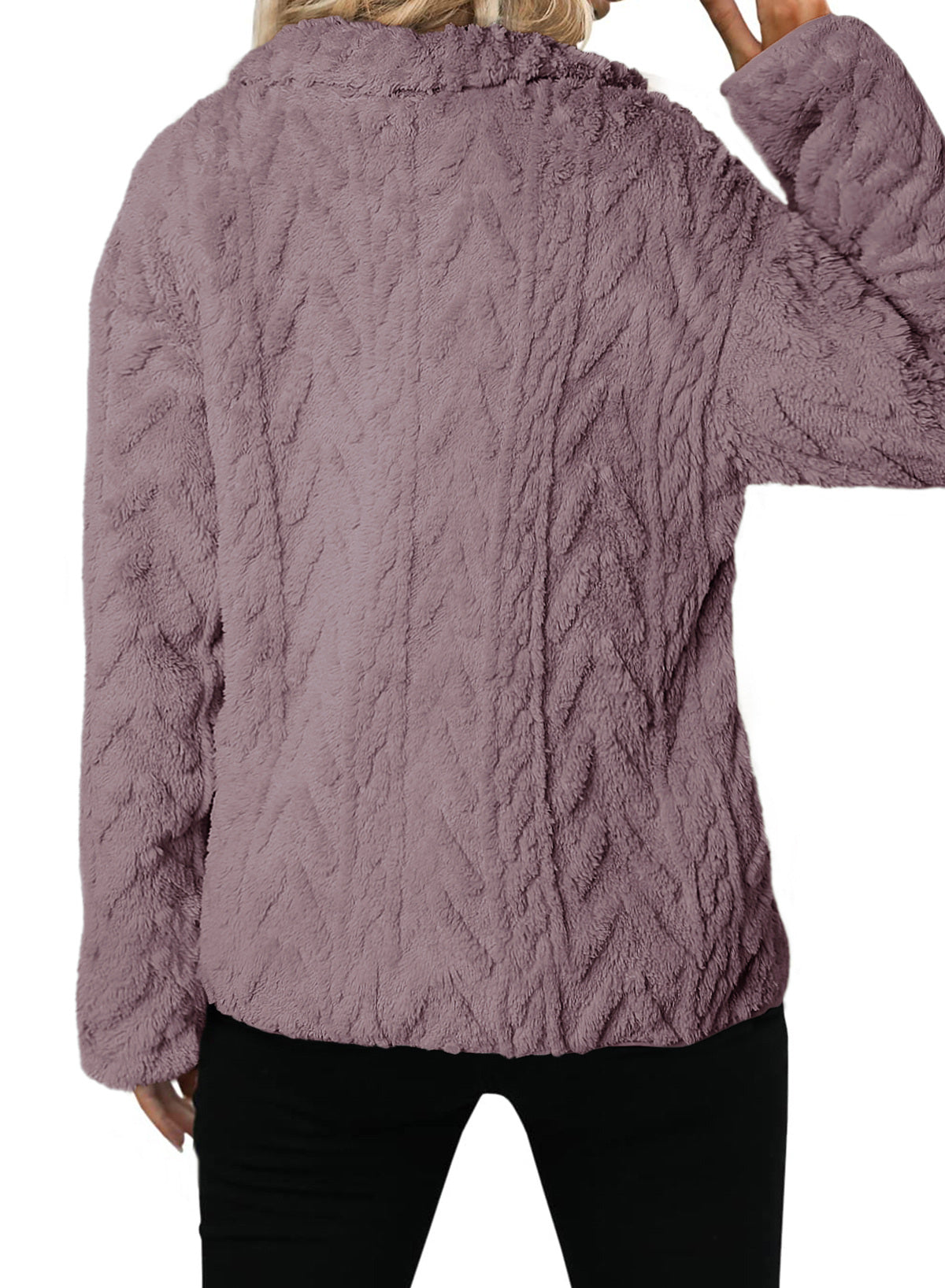 Dokotoo Winter Fleece Jacket for Women 2026 Zipper Casual Coat with Pockets