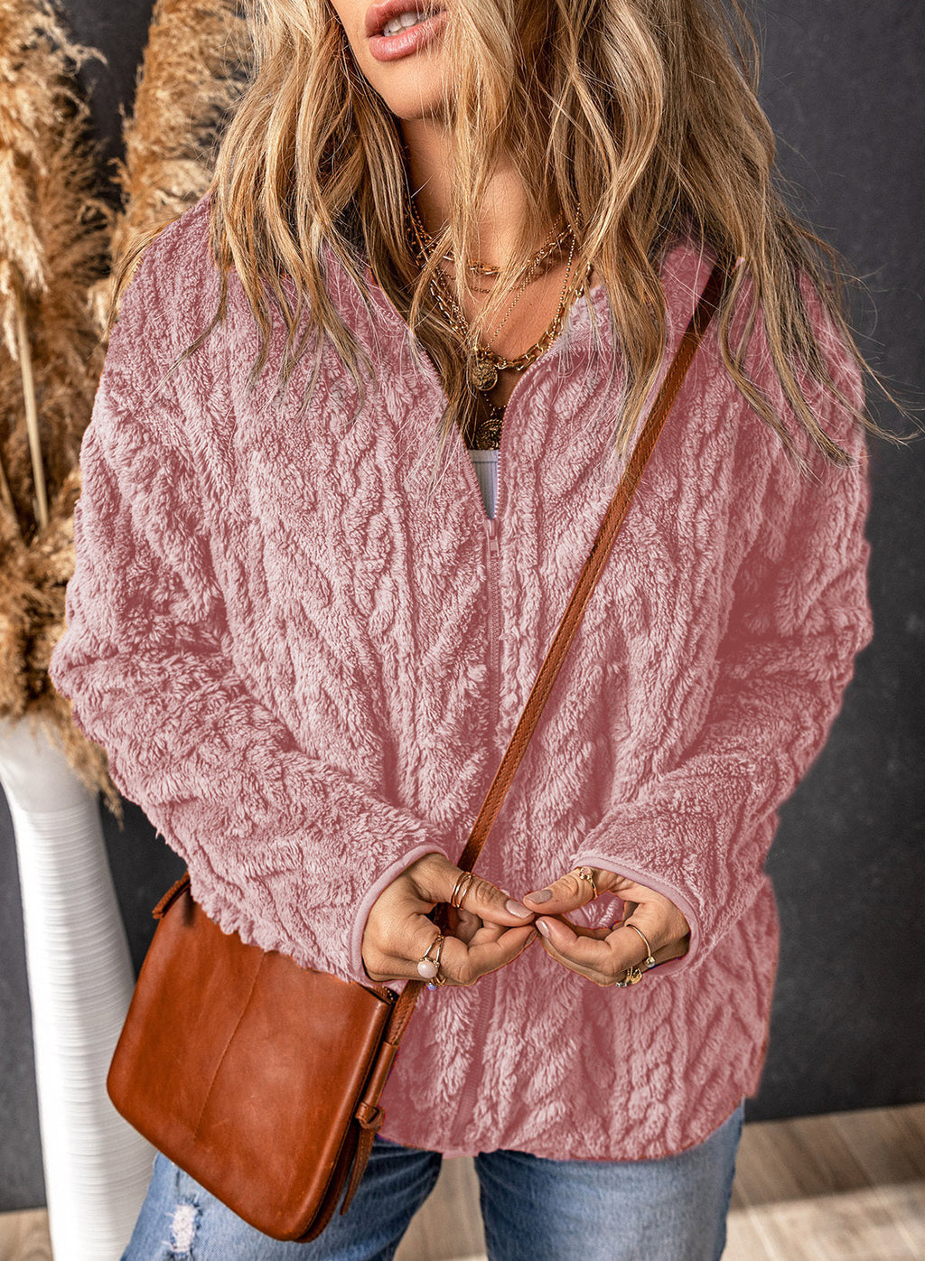 Dokotoo Winter Fleece Jacket for Women 2026 Zipper Casual Coat with Pockets