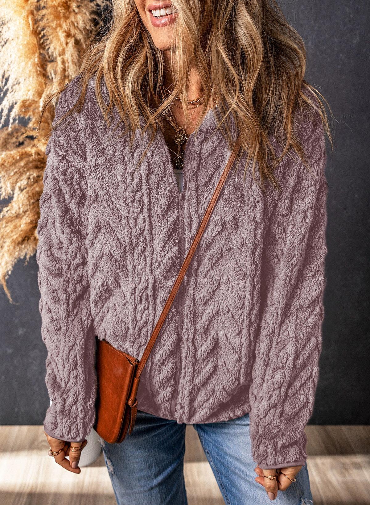 Dokotoo Winter Fleece Jacket for Women 2026 Zipper Casual Coat with Pockets