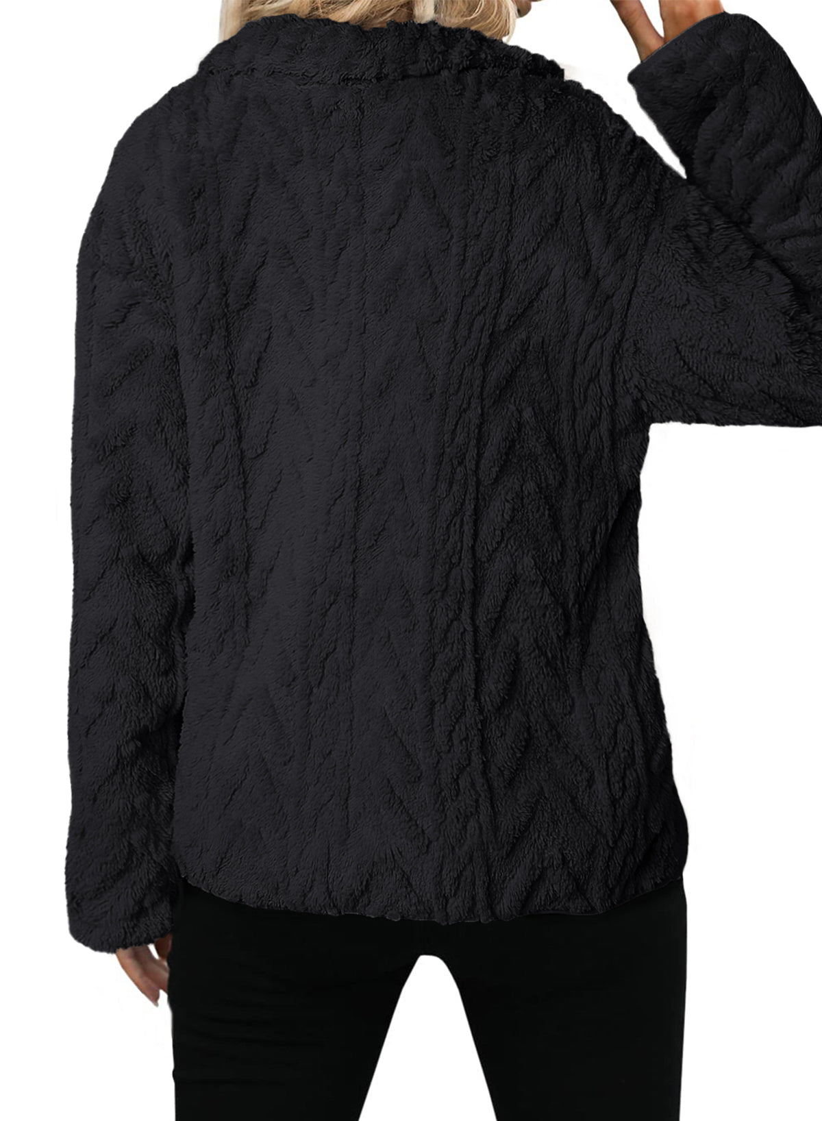 Dokotoo Winter Fleece Jacket for Women 2026 Zipper Casual Coat with Pockets