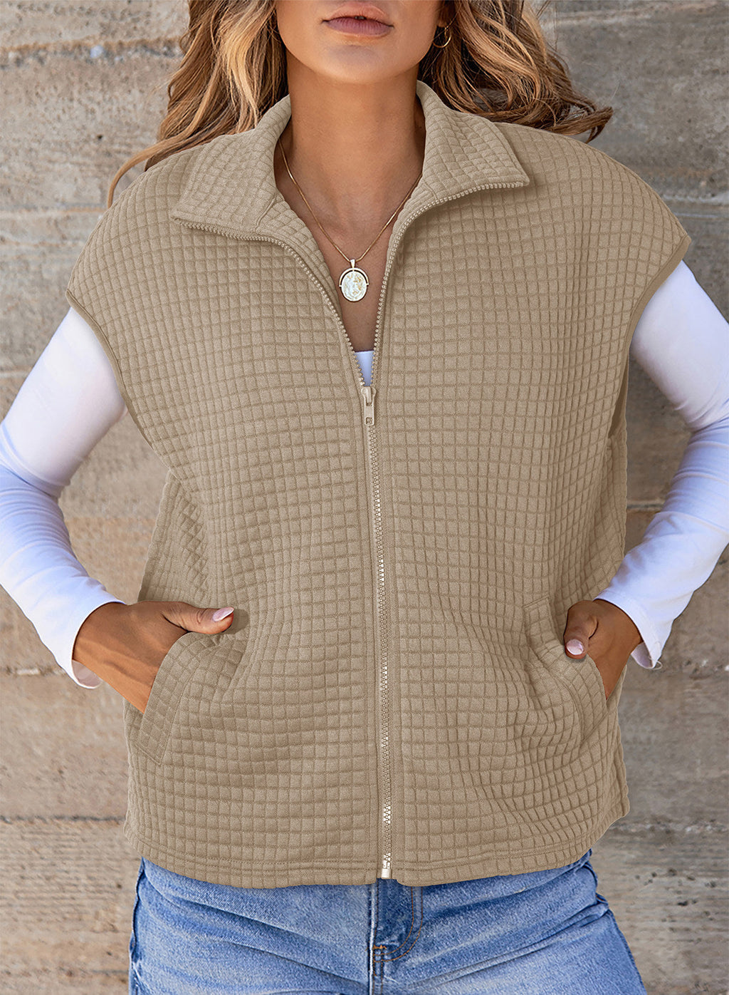 Dokotoo Womens Vest Tops 2026 Fall Cap Sleeve Waffle Knit Vests