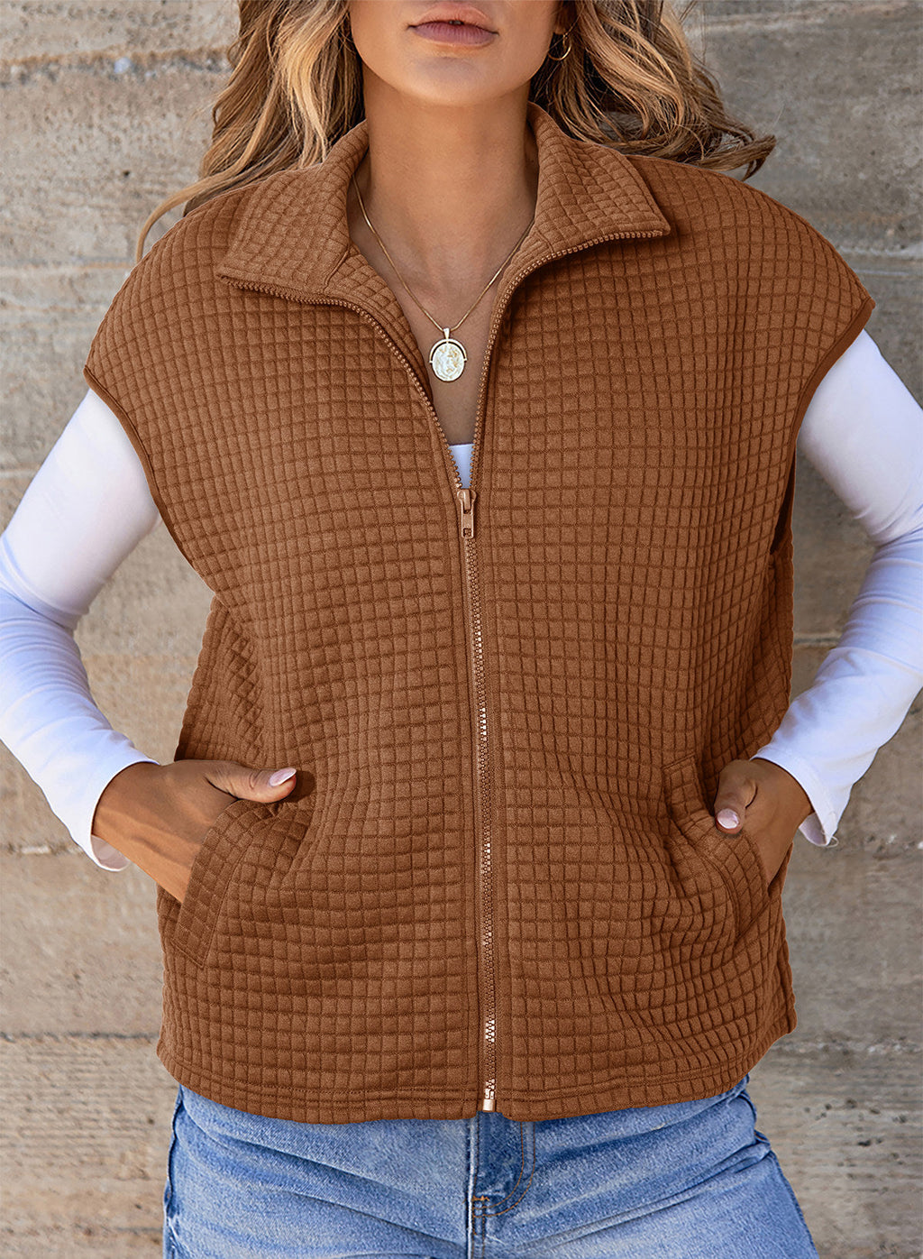 Dokotoo Womens Vest Tops 2026 Fall Cap Sleeve Waffle Knit Vests