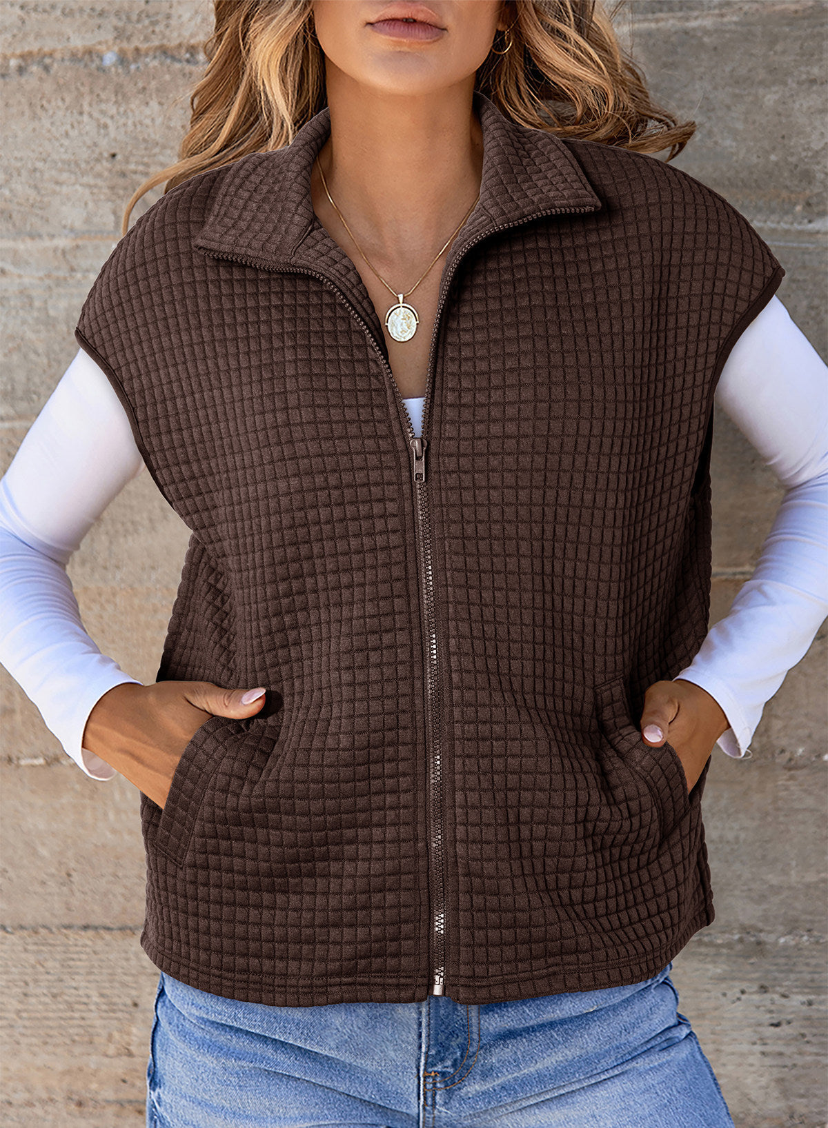 Dokotoo Womens Vest Tops 2026 Fall Cap Sleeve Waffle Knit Vests