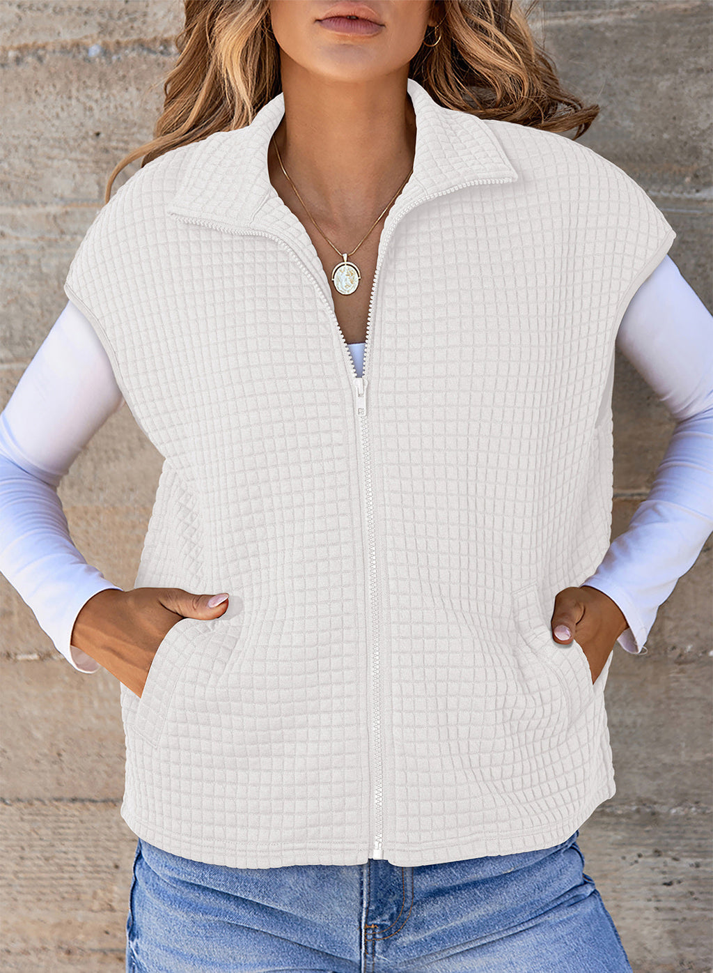 Dokotoo Womens Vest Tops 2026 Fall Cap Sleeve Waffle Knit Vests