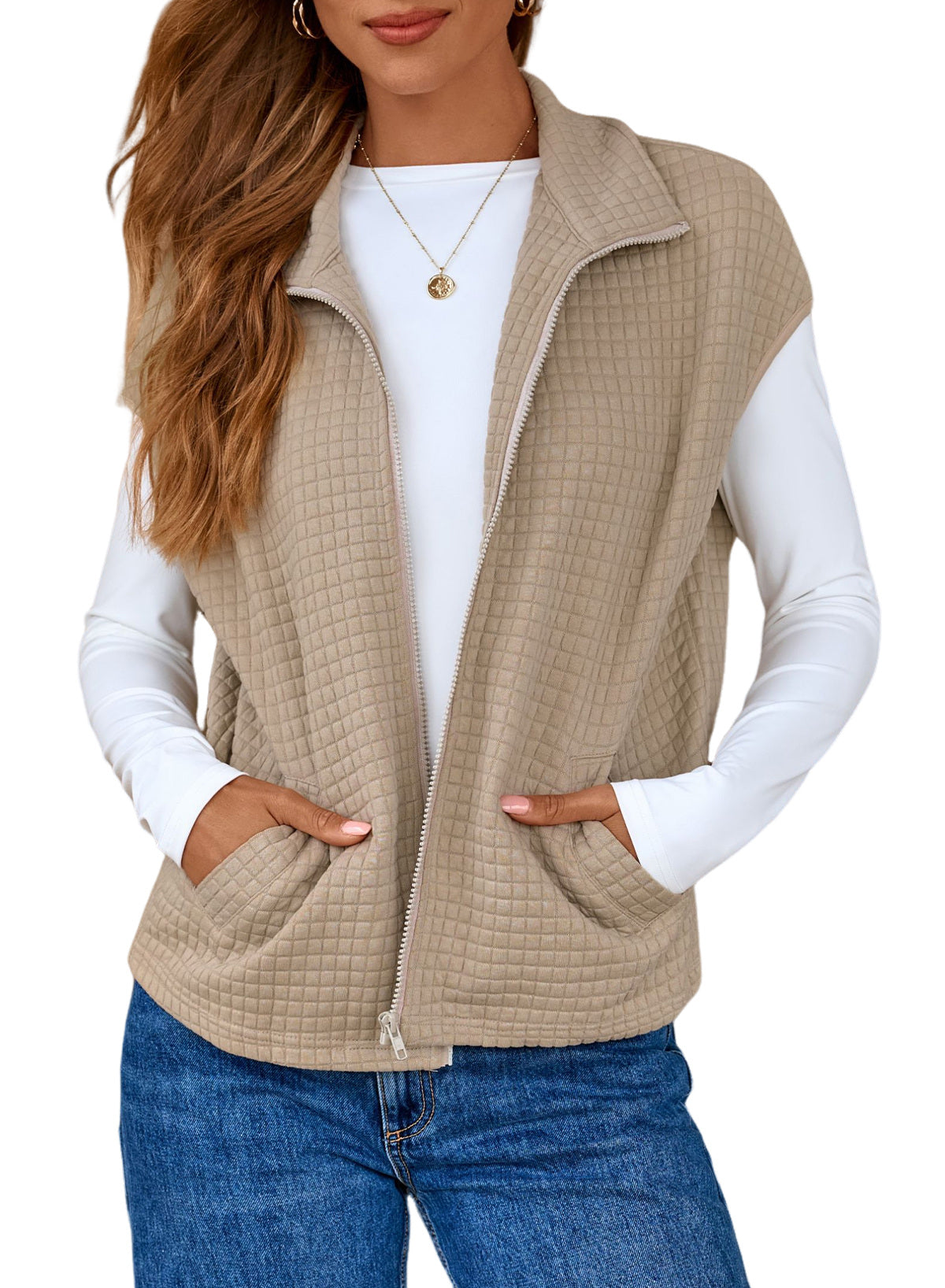 Dokotoo Womens Vest Tops 2026 Fall Cap Sleeve Waffle Knit Vests