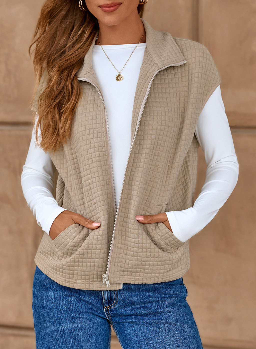 Dokotoo Womens Vest Tops 2026 Fall Cap Sleeve Waffle Knit Vests