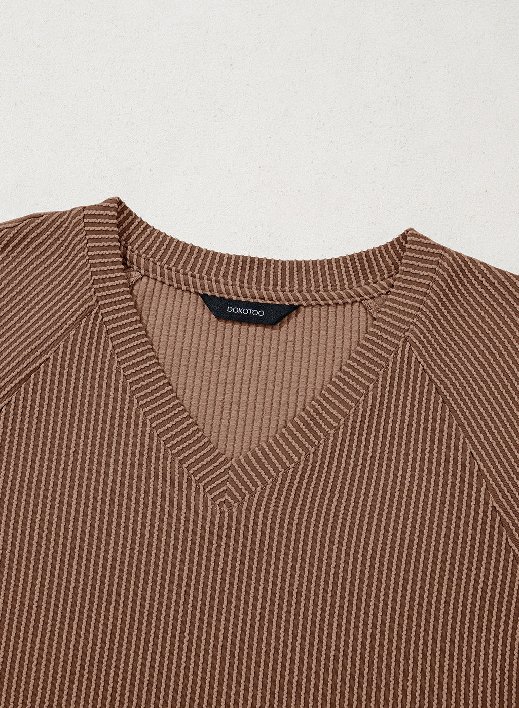 Dokotoo Spring Tops for Women 2026 Long Sleeve Ribbed Knit Teacher Shirts