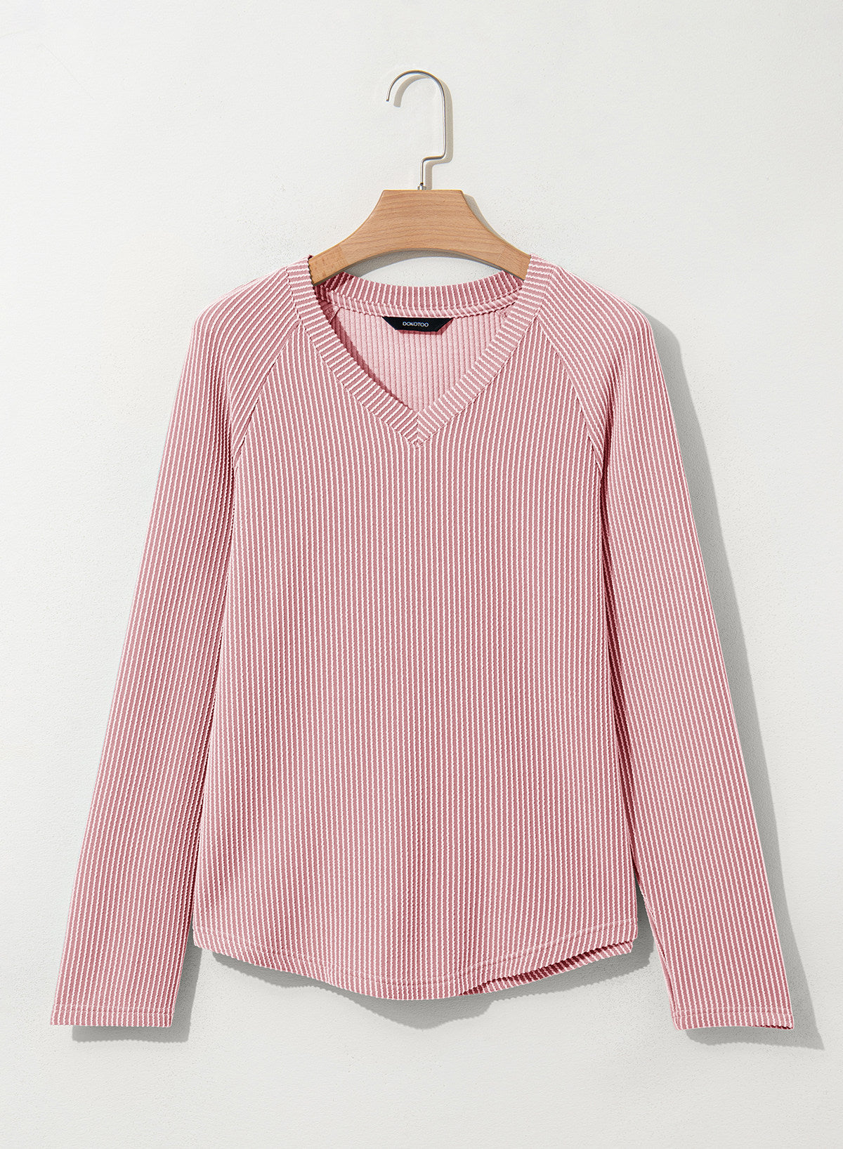 Dokotoo Spring Tops for Women 2026 Long Sleeve Ribbed Knit Teacher Shirts