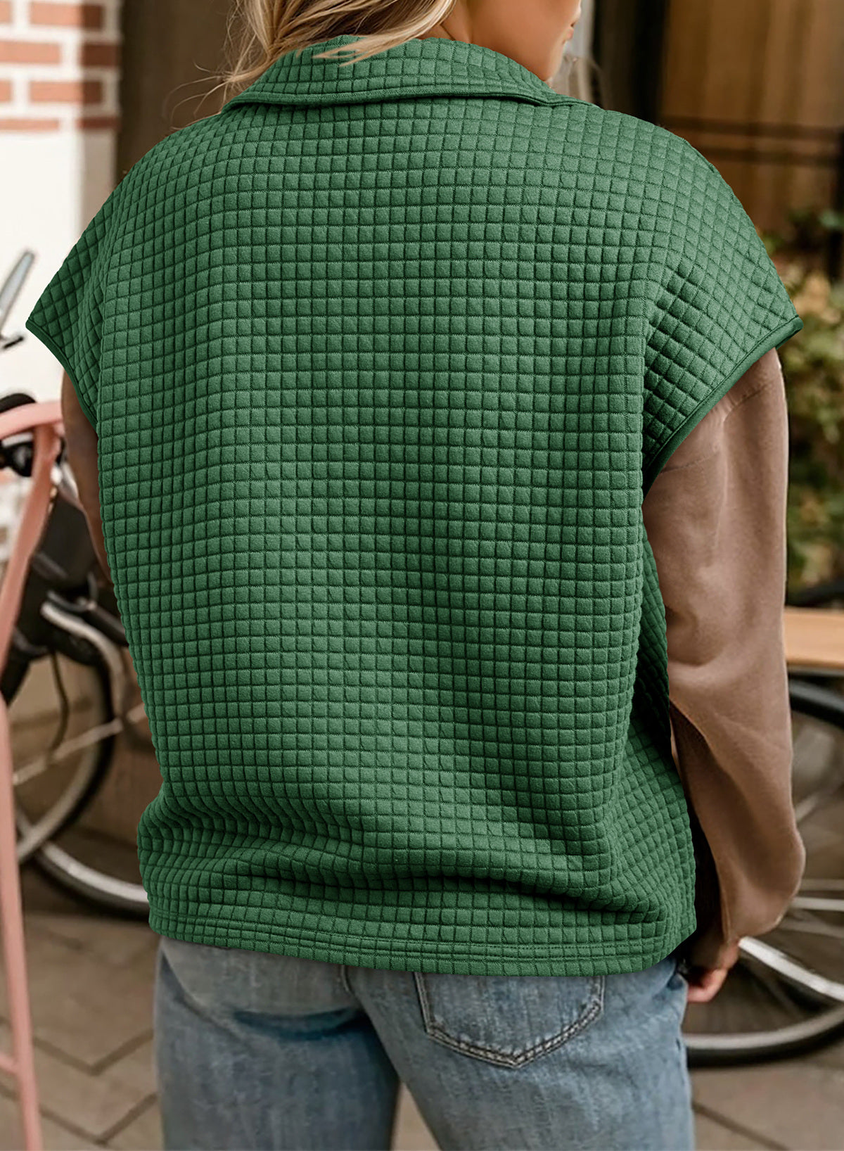 Dokotoo Womens Vest Tops 2026 Fall Cap Sleeve Waffle Knit Vests