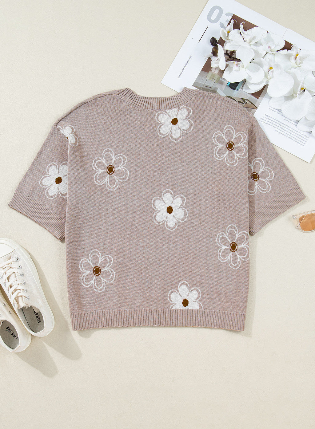 The Goldie Crew-Neck Cashmere Sweater