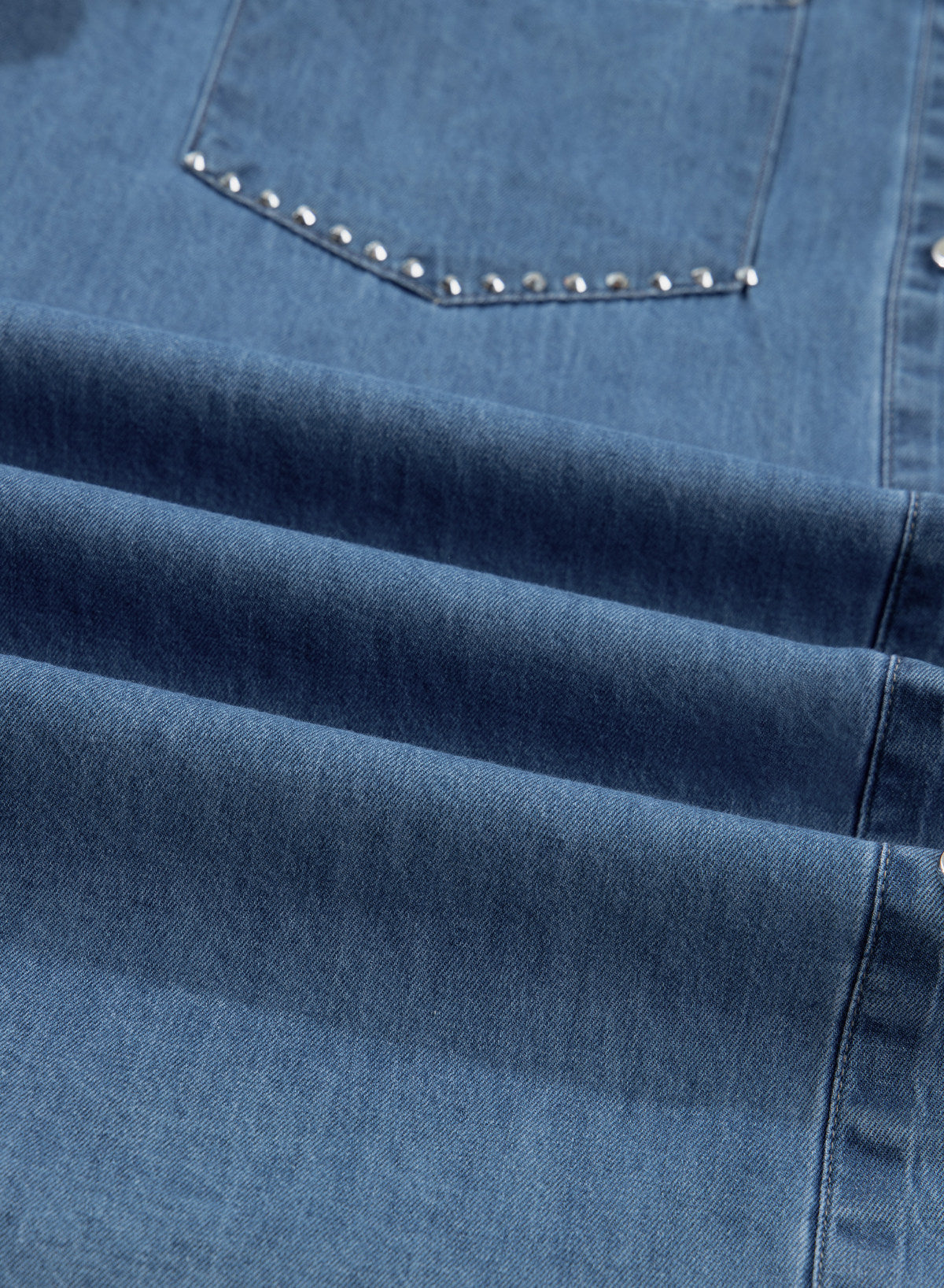 Denim jacket with diamonds