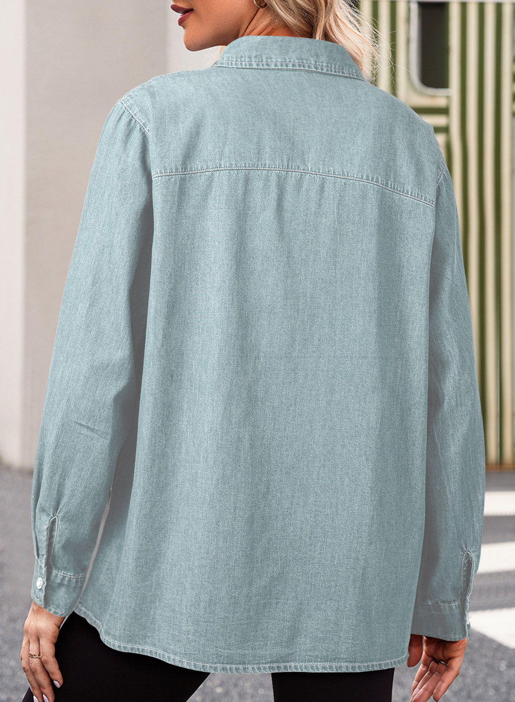 Denim jacket with diamonds
