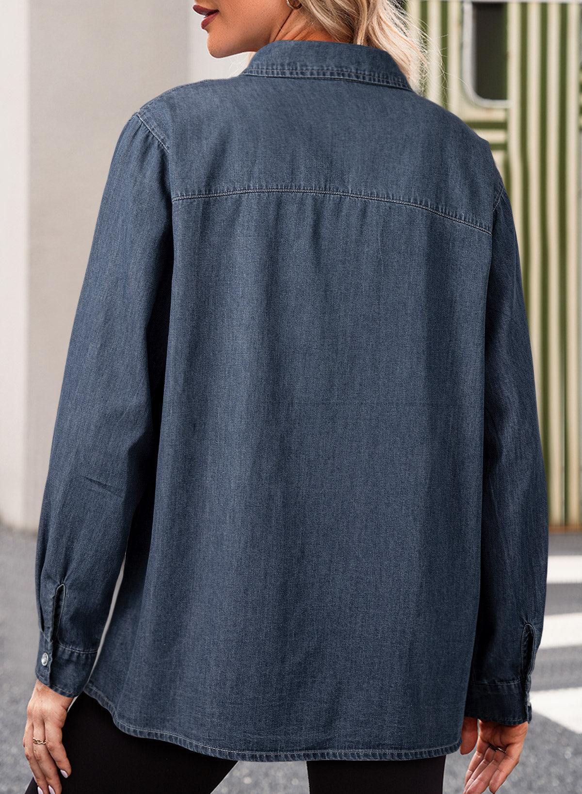 Denim jacket with diamonds