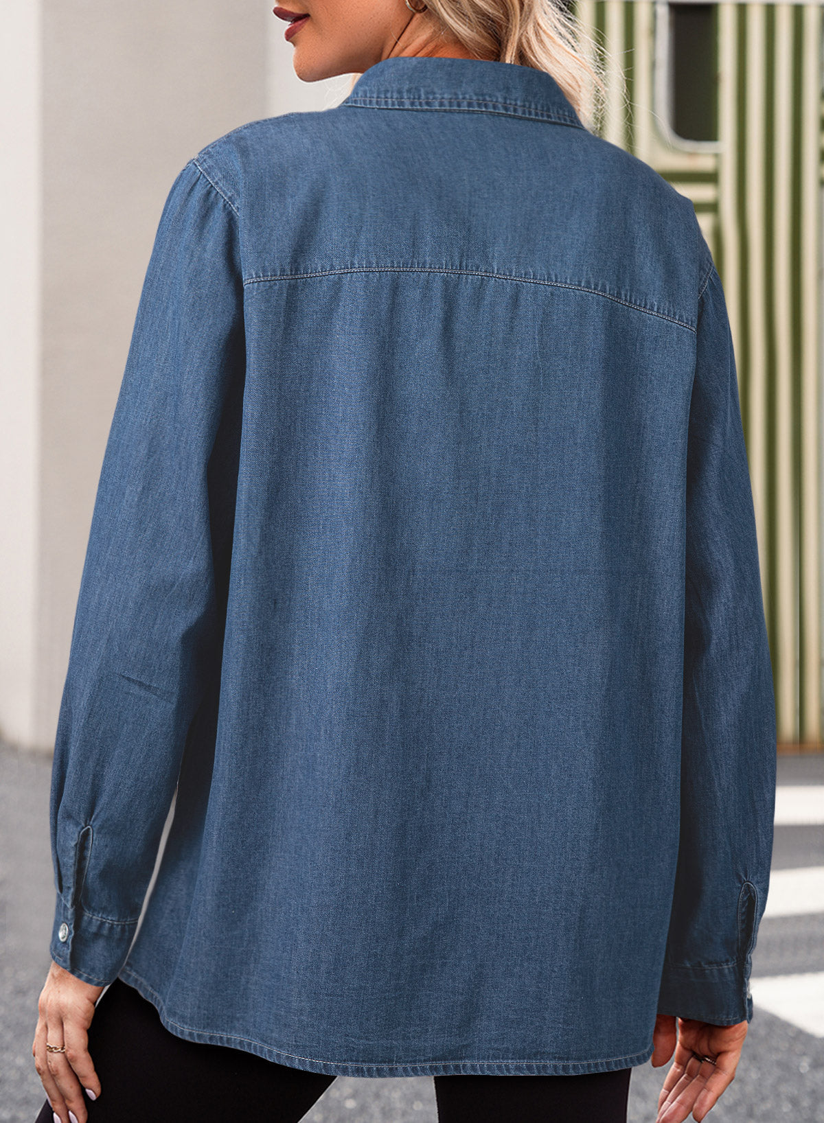 Denim jacket with diamonds