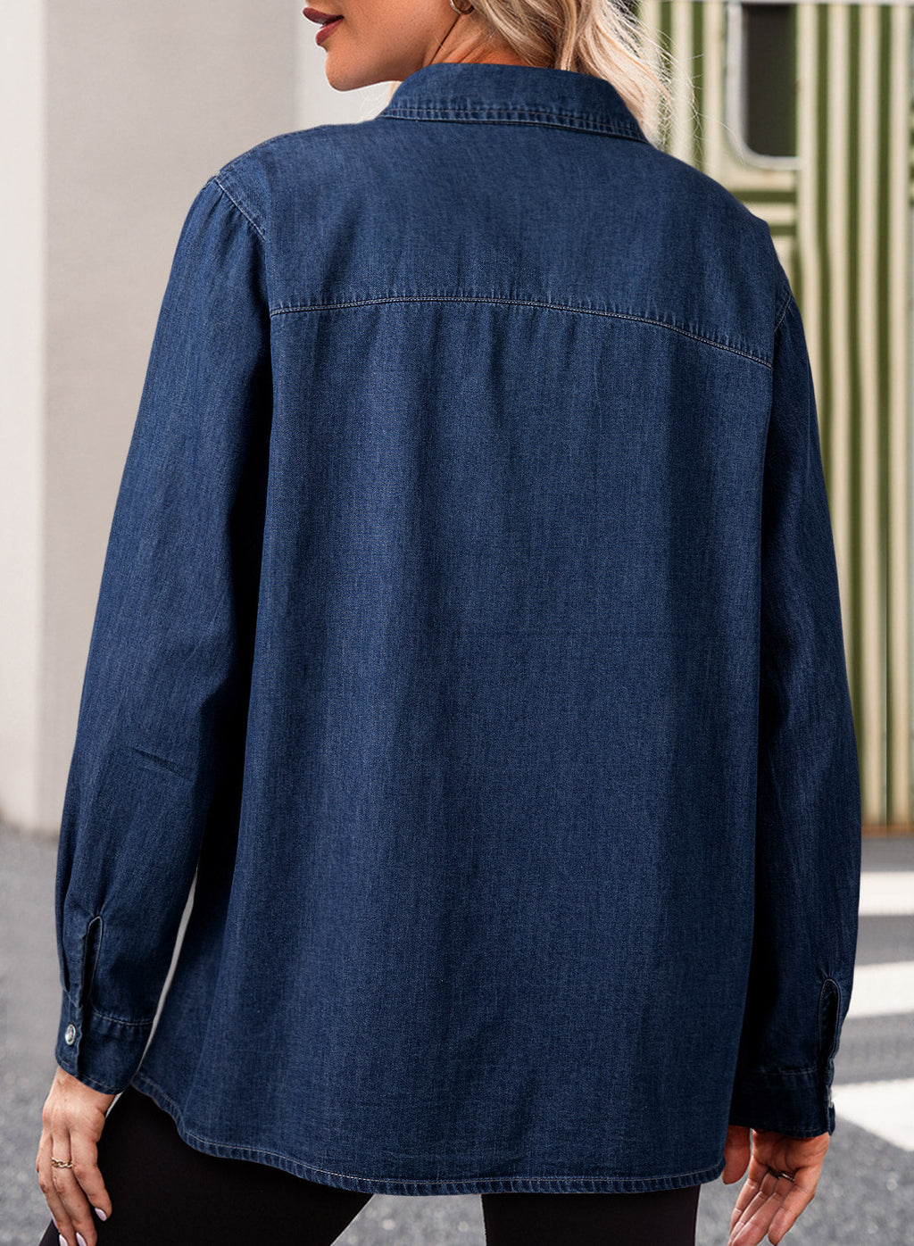 Denim jacket with diamonds