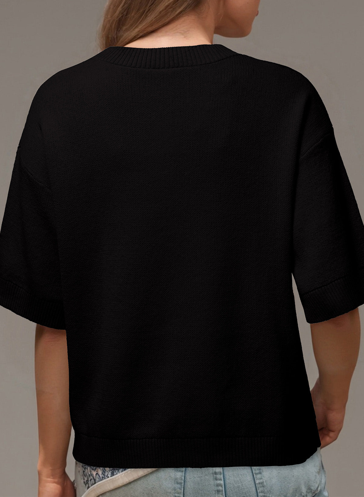 The Goldie Crew-Neck Cashmere Sweater