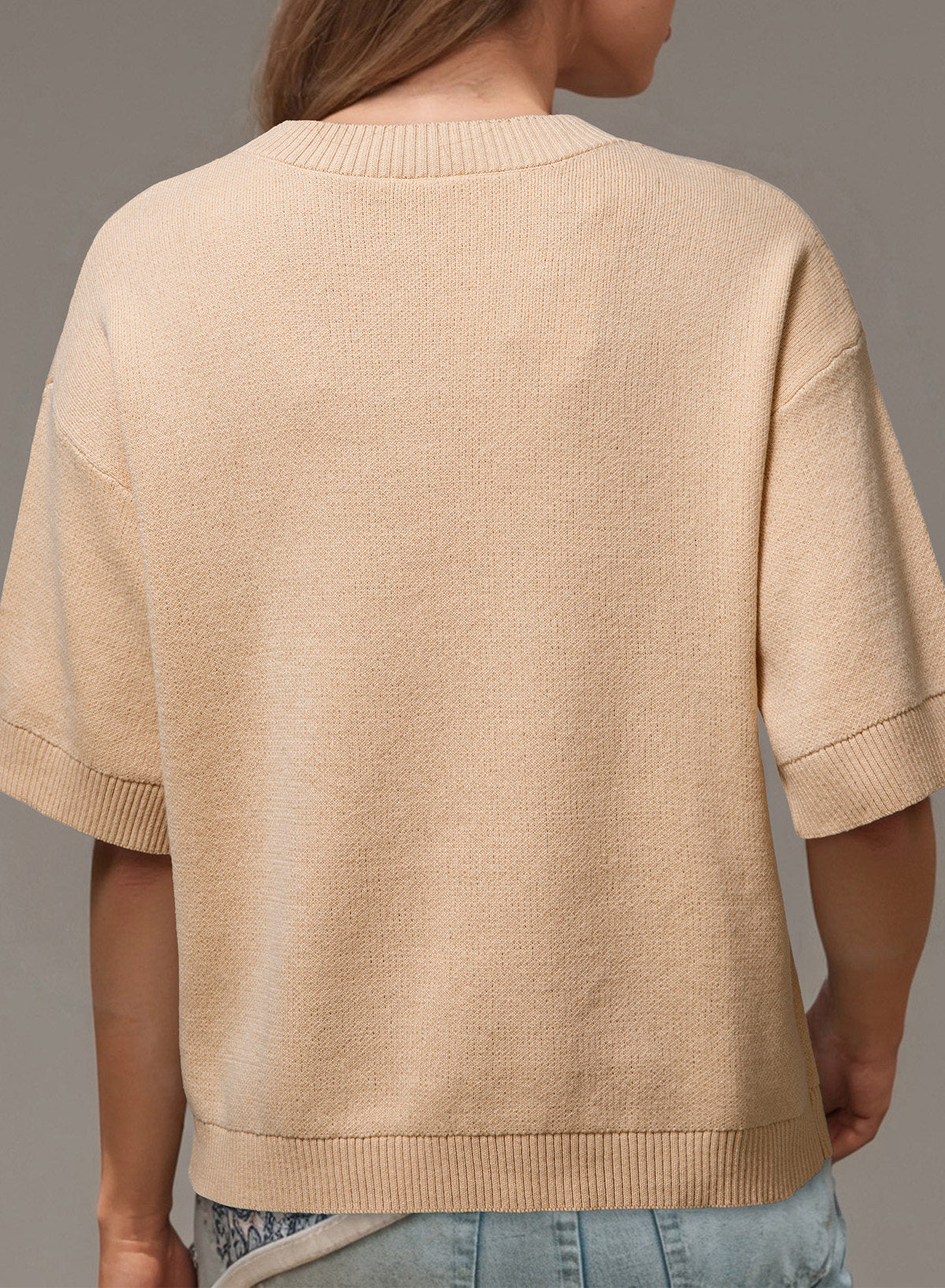 The Goldie Crew-Neck Cashmere Sweater