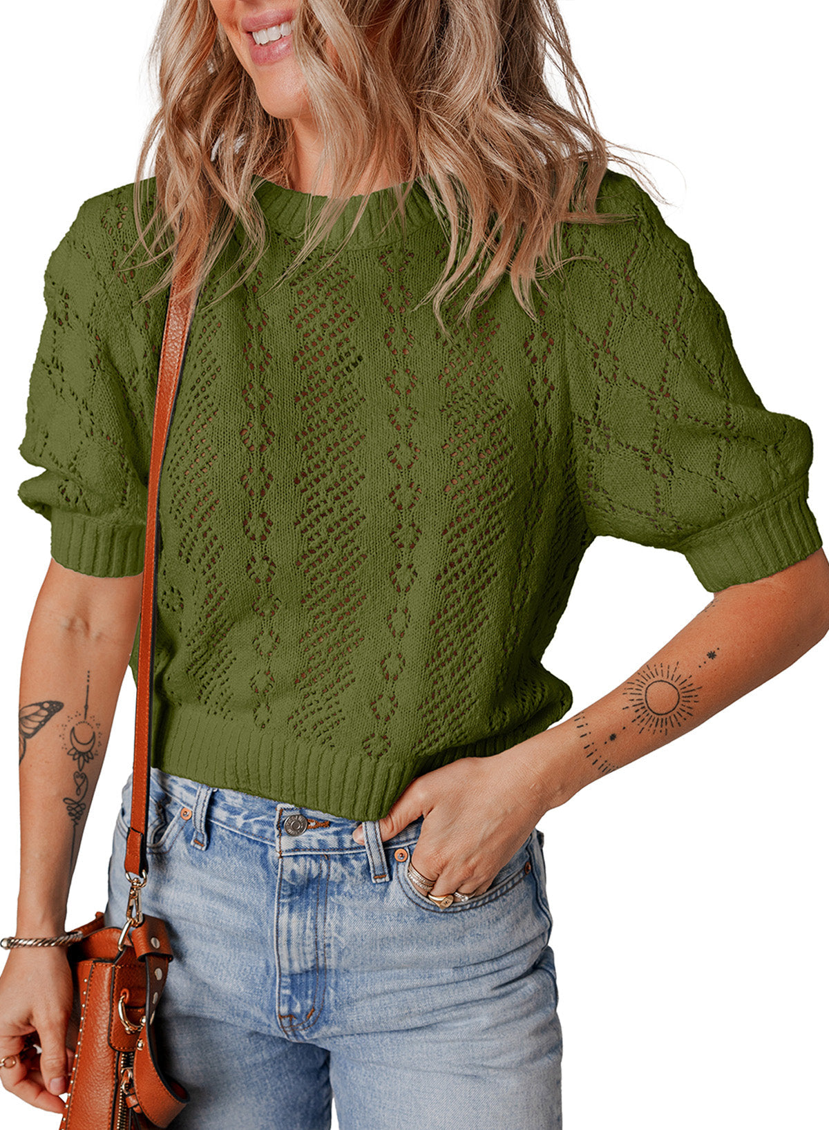 Hollow sweater T-shirt