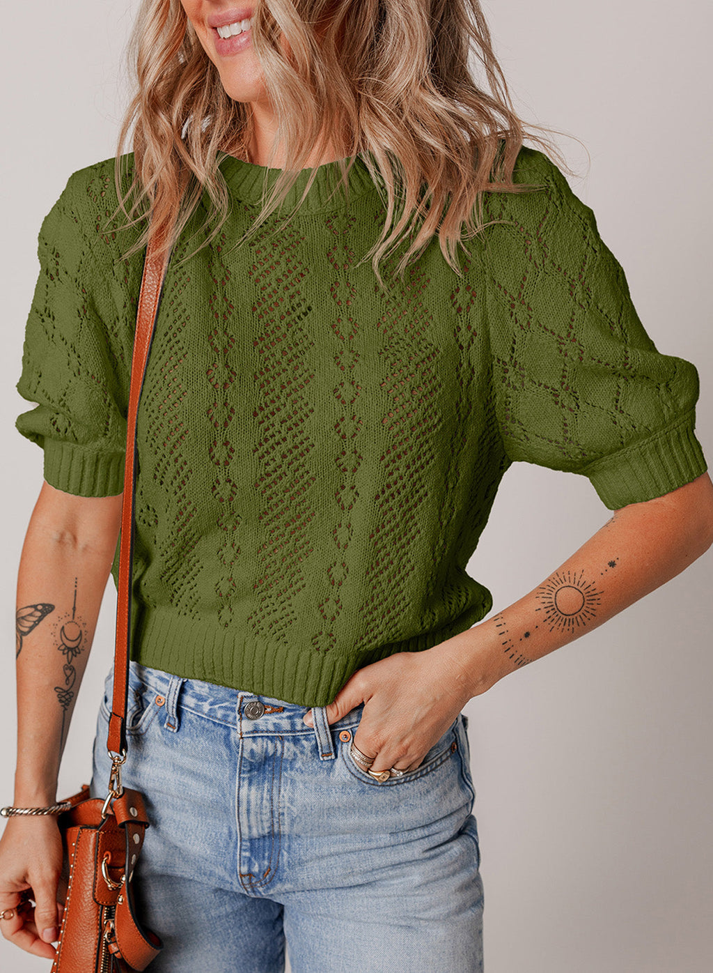 Hollow sweater T-shirt