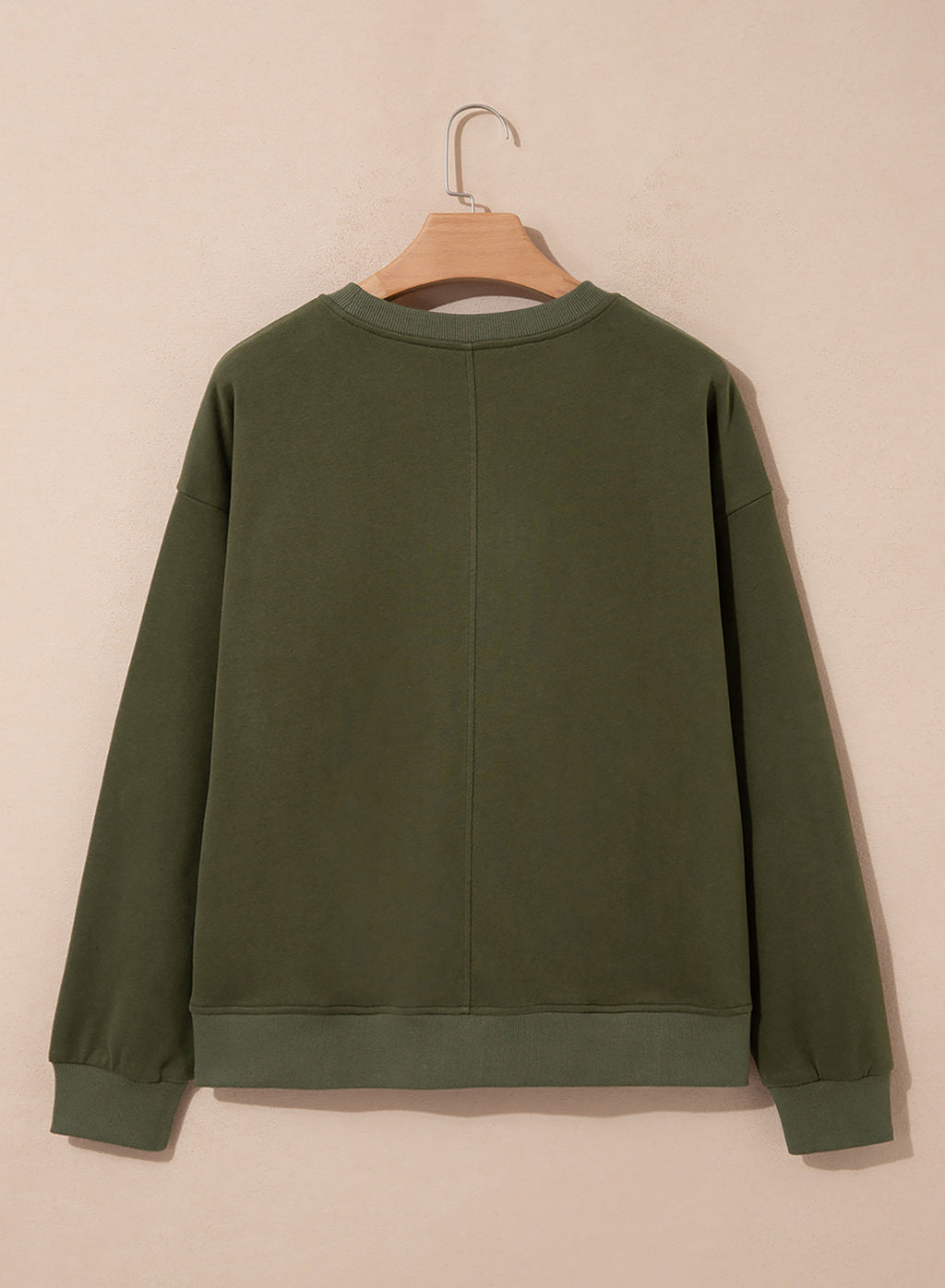Womens Sweatshirt Long Sleeve Crew Neck Pullover Tops Floral Clothes