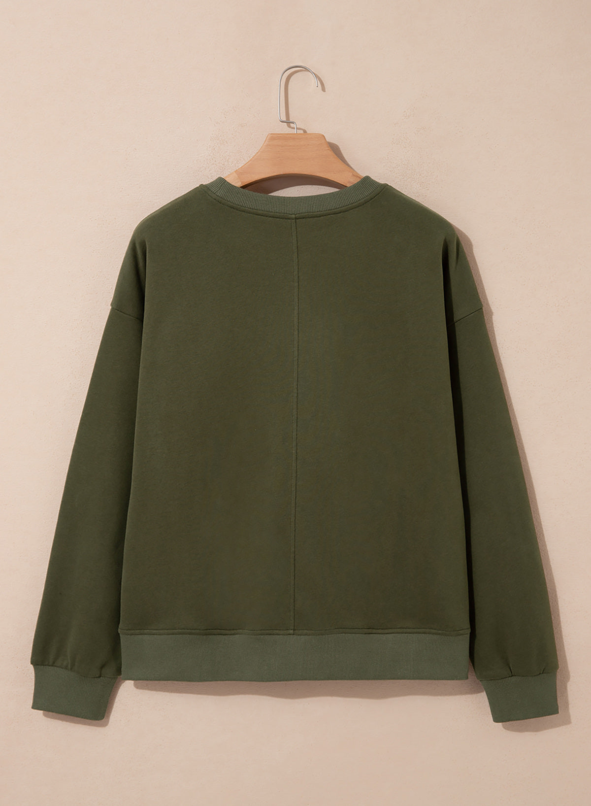 Womens Sweatshirt Long Sleeve Crew Neck Pullover Tops Floral Clothes