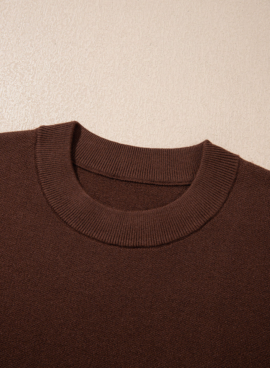 Sweaters for Women 3/4 Sleeve Scalloped Hem Top
