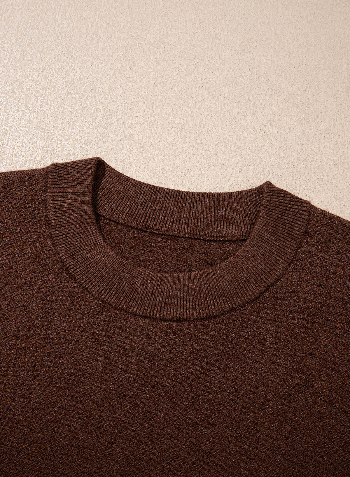 Sweaters for Women 3/4 Sleeve Scalloped Hem Top