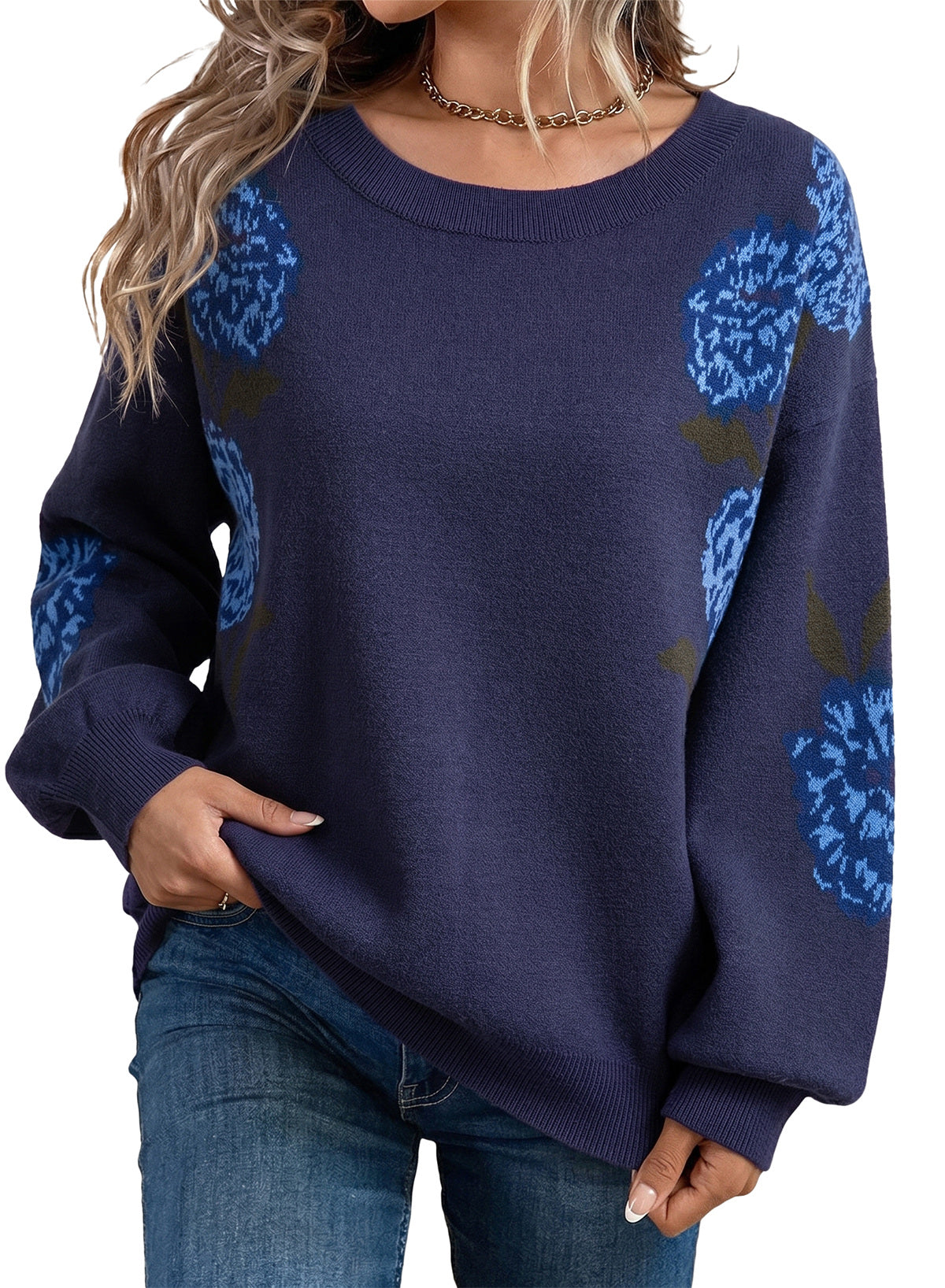 Dokotoo Womens Sweaters 2026 Crewneck Long Sleeve Fall Tops