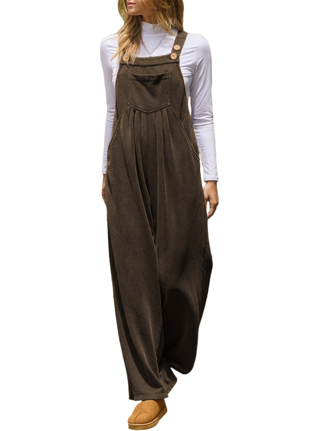 Dokotoo Women's Casual Overalls Fall Baggy Jumpsuits
