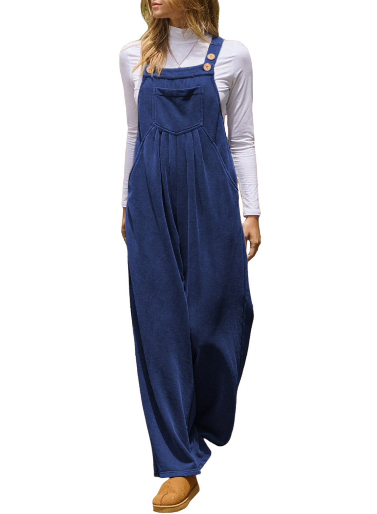 Dokotoo Women's Casual Overalls Fall Baggy Jumpsuits