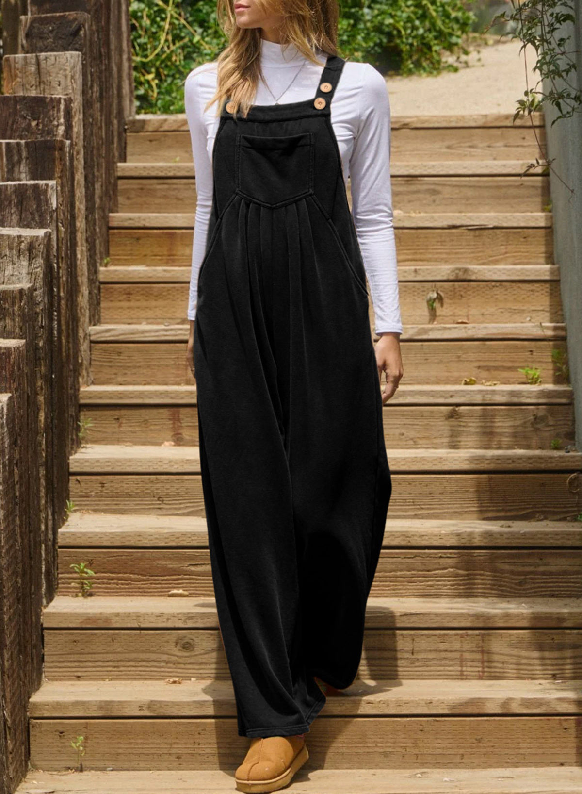 Dokotoo Women's Casual Overalls Fall Baggy Jumpsuits