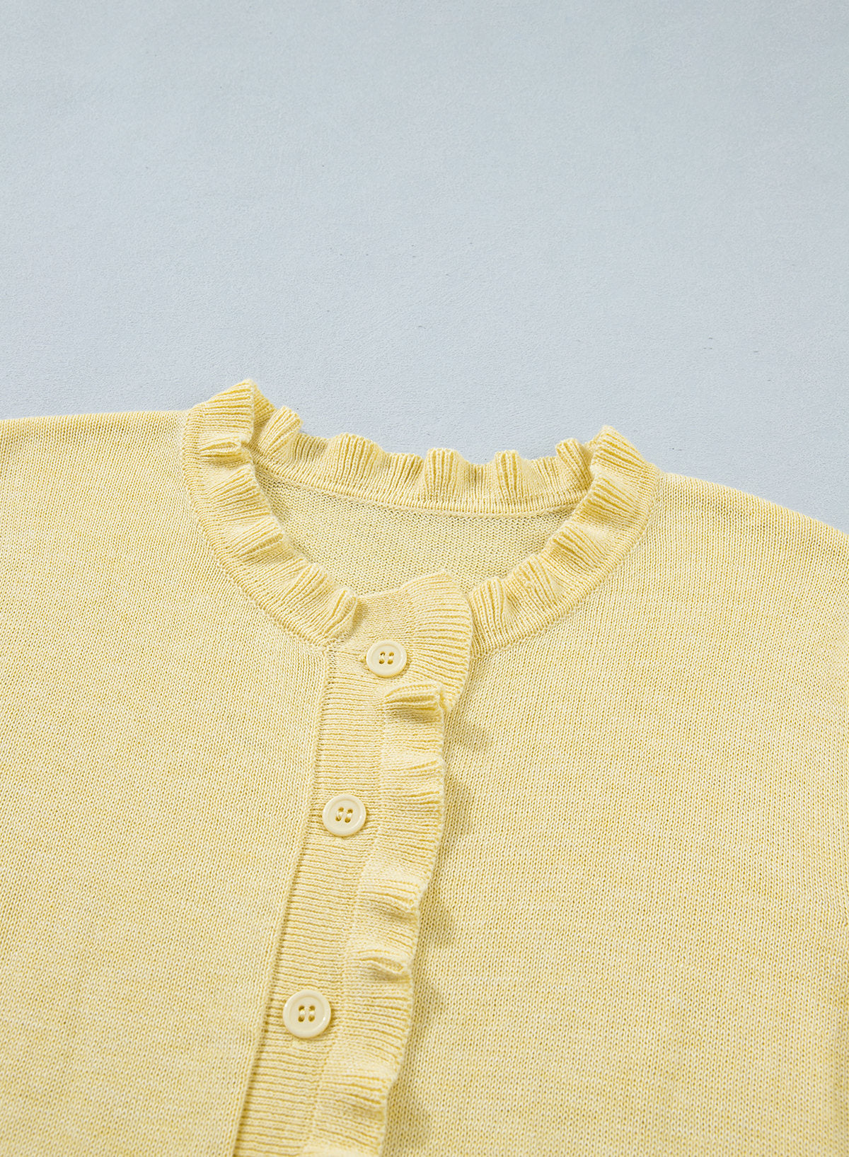 Solid color cardigan sweater