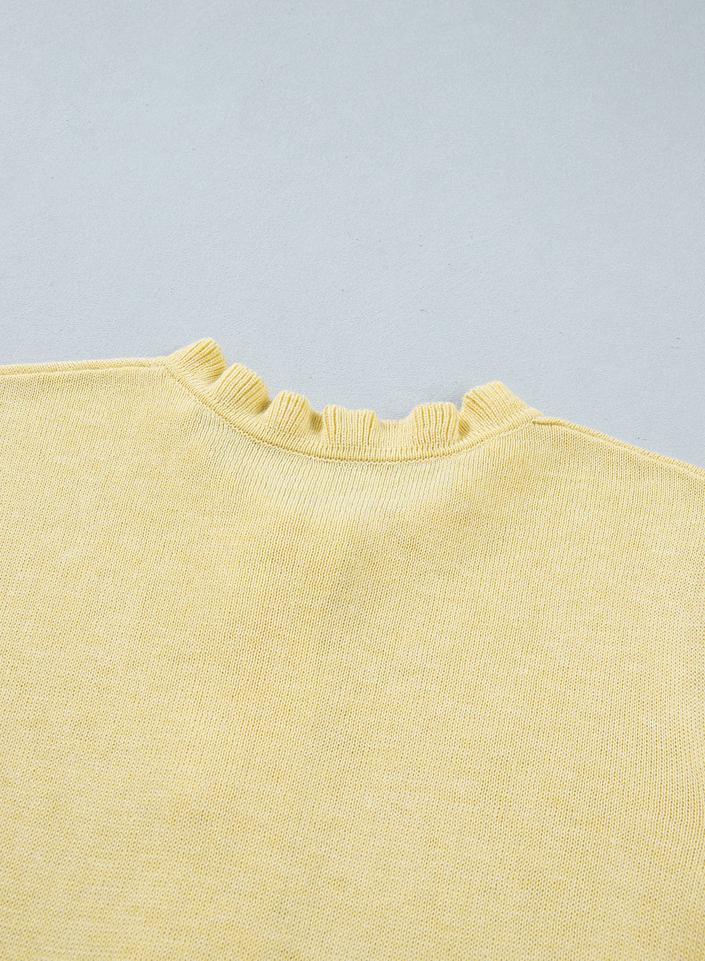Solid color cardigan sweater