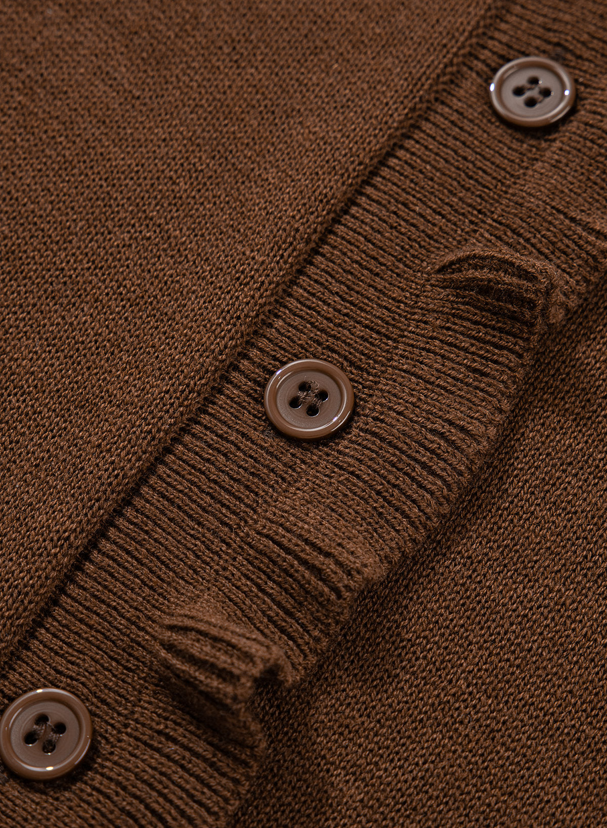 Solid color cardigan sweater