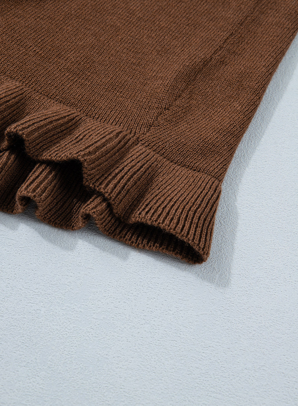 Solid color cardigan sweater