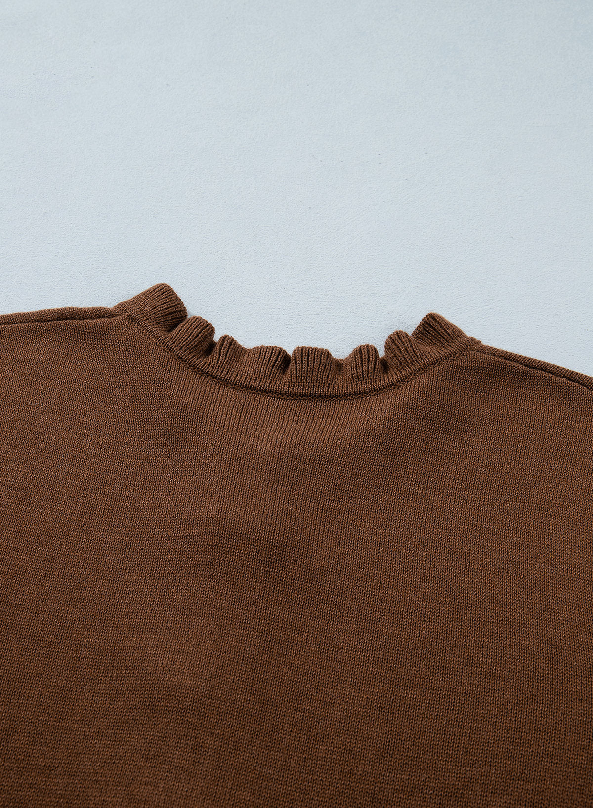 Solid color cardigan sweater